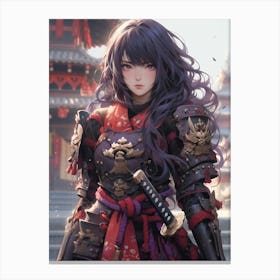 Samurai Girl 7 Canvas Print