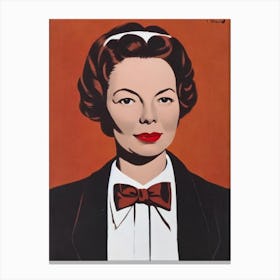 Wendy Hiller Illustration Movies Canvas Print