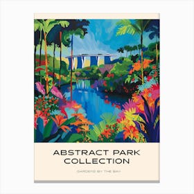 Abstract Park Collection Poster Gardens By The Bay Singapore 1 Canvas Print