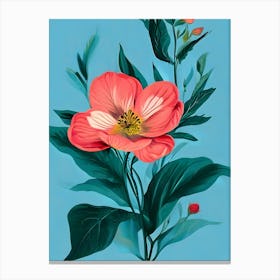 Pink Flower 3 Canvas Print