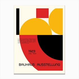 Bauhaus Ausstellung Minimalist 2 Canvas Print