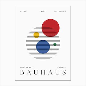 Modern Gallery Bauhaus 6 Canvas Print