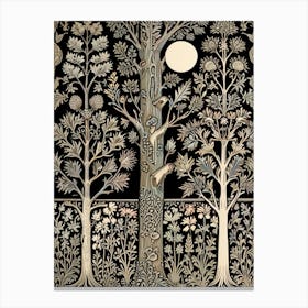 William Morris Rose Tree Of Life Canvas Print