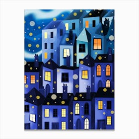 Dusk in the City Canvas Print