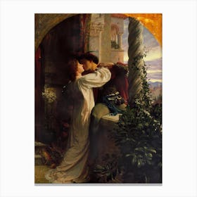 Romeo And Juliet, Frank Dicksee Canvas Print
