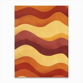 Abstract Wavy Pattern 13 Canvas Print