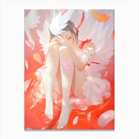 Manga Angel Canvas Print