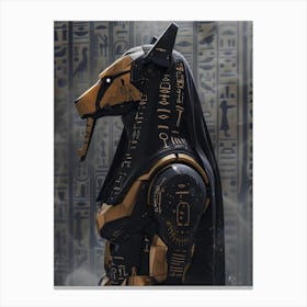 Egyptian Dog Canvas Print