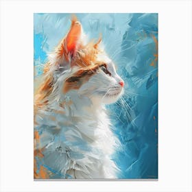 Cat In The Sky 6 Canvas Print