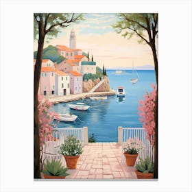 Rovinj Croatia 2 Illustration Canvas Print