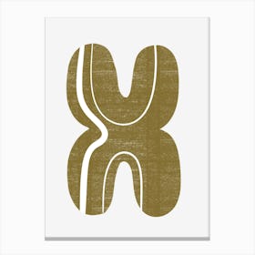 Letter K Canvas Print