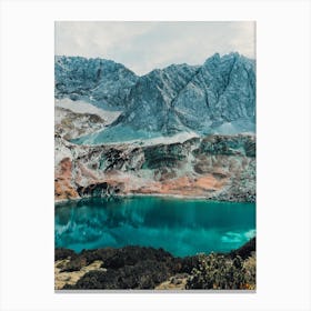 Austria Lake In The Alps, Edition 12 Canvas Print