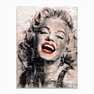 Marilyn Monroe Art Print Canvas Print