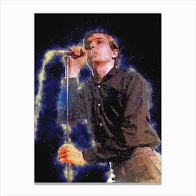 Spirit Of Ian Curtis Canvas Print