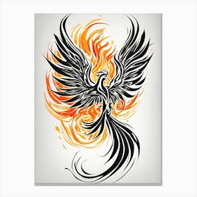 Phoenix Tattoo 4 Canvas Print