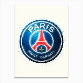 Paris Saint Germain Psg Canvas Print