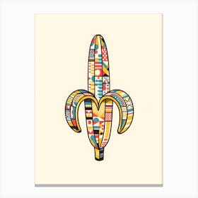 Banana Art Illustration Canvas Print