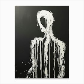 Dripping Man Canvas Print