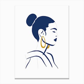 Illustration Of A Woman 28 Canvas Print