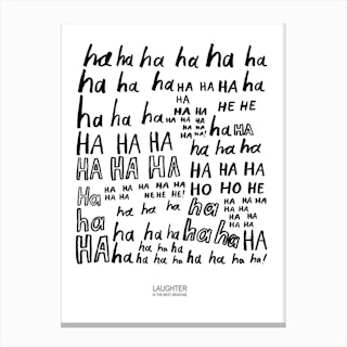 Laughter Is The Best Medicine Canvas Print