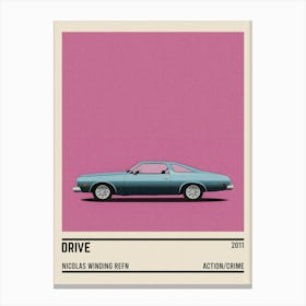 Drive Car Movie Canvas Print