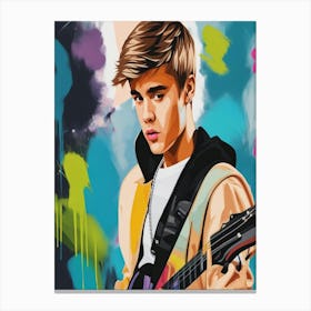 Justin Bieber 7 Canvas Print