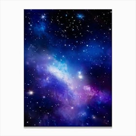 Space Background Canvas Print