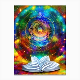 Open Book Canvas Print