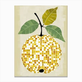 Yellow Pear Canvas Print