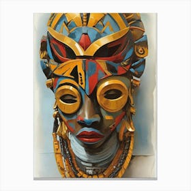 African Mask Canvas Print