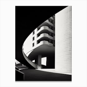 San Diego, Black And White Analogue Photograph 3 Canvas Print
