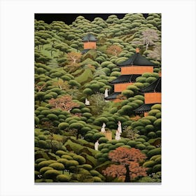 Traditional Japanese Tea Garden 8 Canvas Print