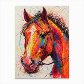 Horse Portrait Canvas Print