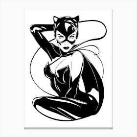 Catwoman Canvas Print