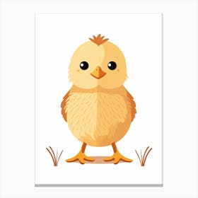 Baby Animal Illustration  Chick 6 Canvas Print