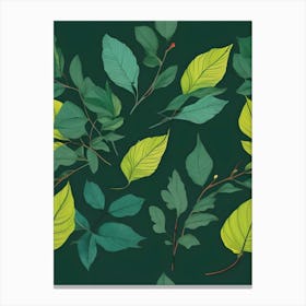 Leaf Set Canvas Print