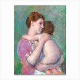 Mother And Child, Mary Cassatt Canvas Print