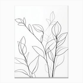 Ivy Flower Canvas Print