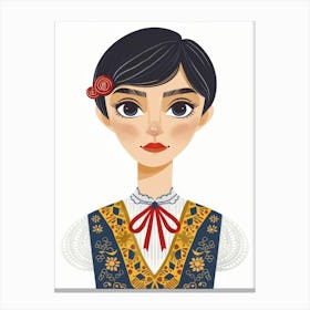 Spanish Girl Canvas Print