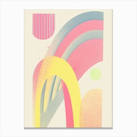 A Rainbow Abstract 3 Canvas Print