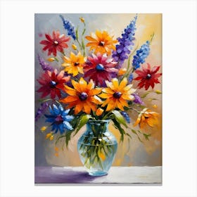 Watercolor Flowers 28 Canvas Print
