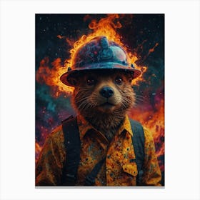 Firefighter Canvas Print