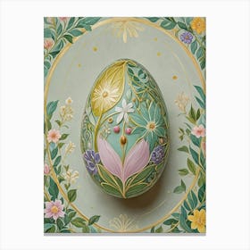 Delicate Decorated Easter Egg Canvas Print