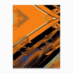 Abstract Orange Canvas Print