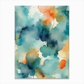 Abstract Watercolor Painting 11 Canvas Print