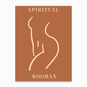 Spiritual Wooman 2 Canvas Print