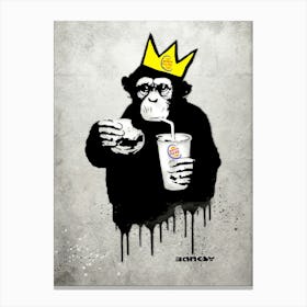 BURGER KONG Canvas Print