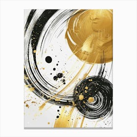 Abstract Gold Canvas Print 3 Canvas Print