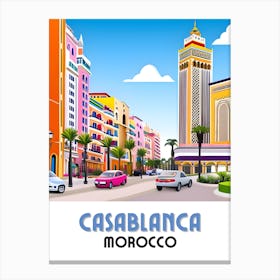 Casablanca, Morocco 3 1 Canvas Print