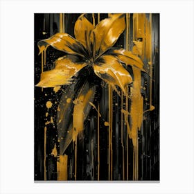 Gold Lily 1 Canvas Print